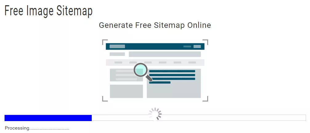 Automated generation of the sitemap 2