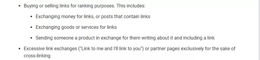 Google on paid links backlinks