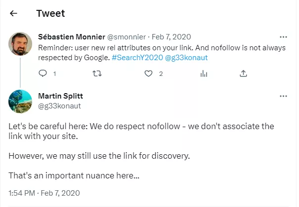 Martin Splitt on nofollow