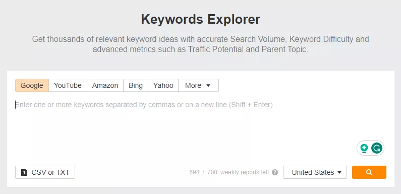  Ahrefs Keyword Explorer - Keyword Research