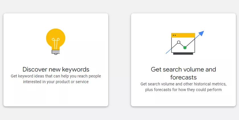 Google Keyword Planner for keyword research