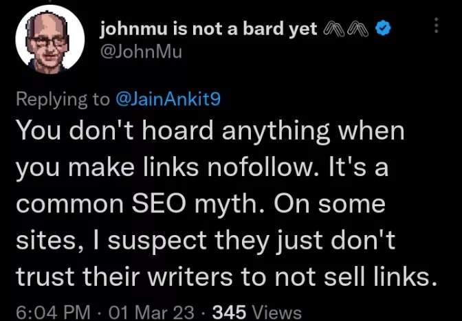 John Mueller on link hoarding