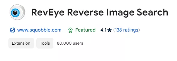 RevEye Reverse Image Search Chrome Extension