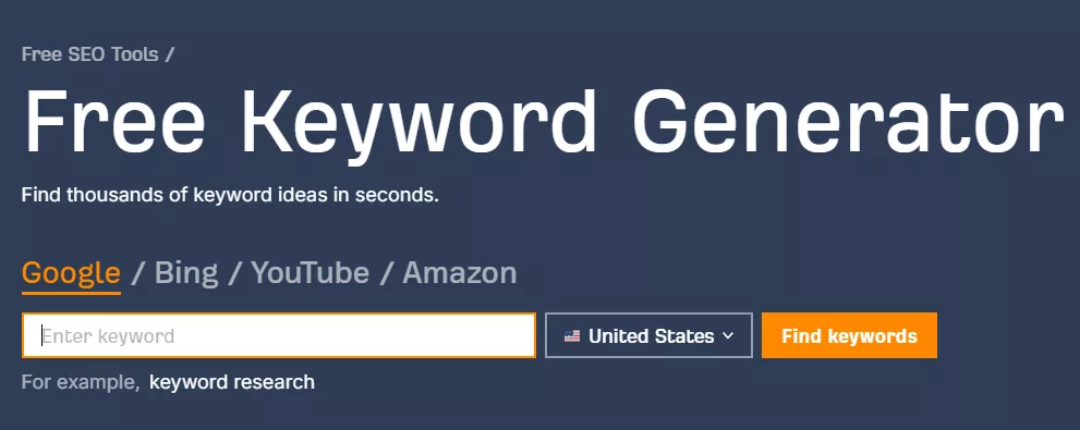 Ahrefs Keyword Generator