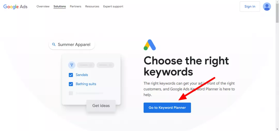 Google Keyword Planner