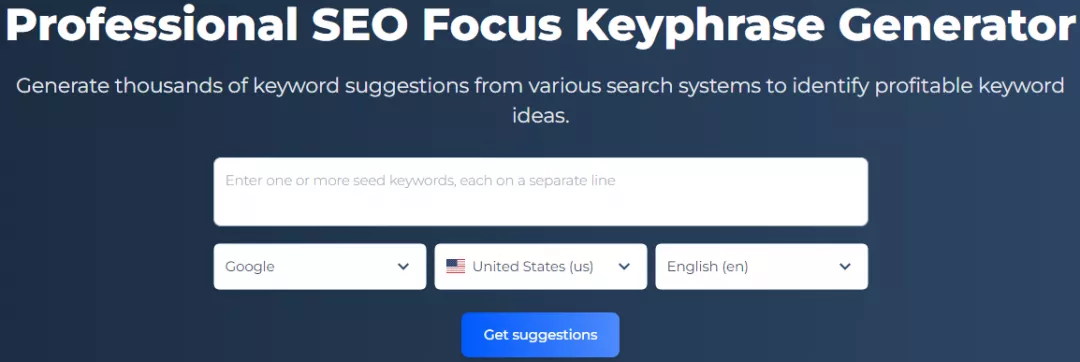 Sitechecker Keyphrase Generator