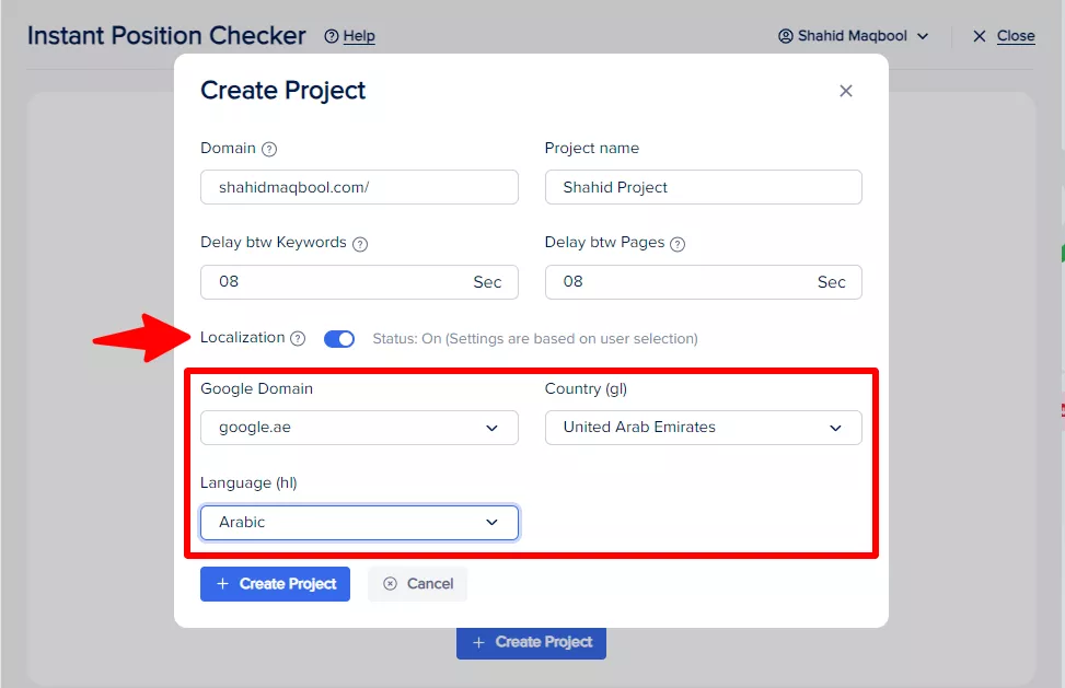 Adding details to Instant Position Checker