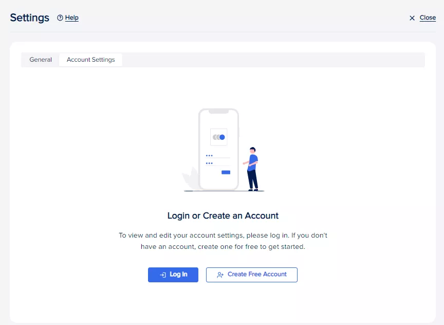 Account Settings in SEOWallet