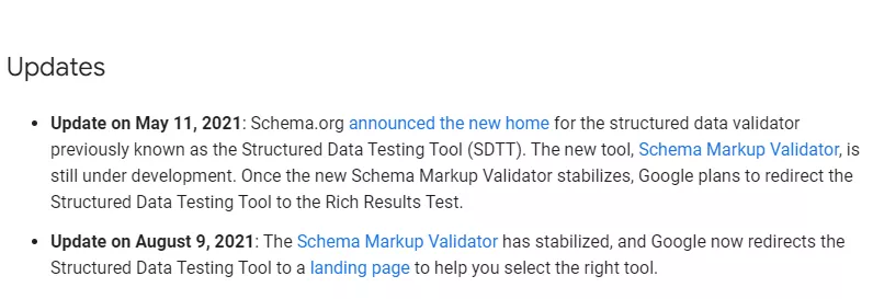 Google moved the SDTT to the schema.org - Schema Markup Validator