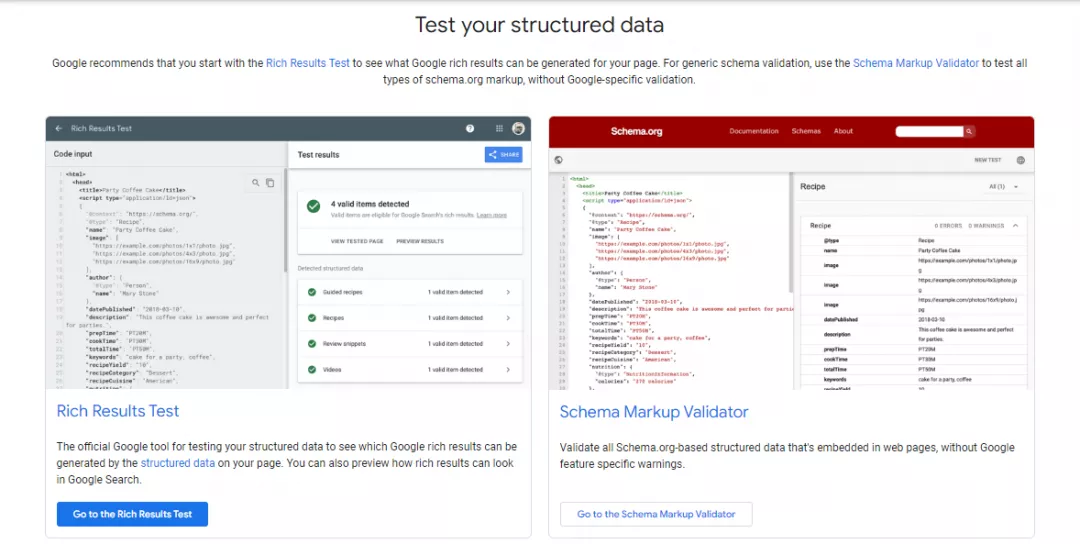 Google Structured Data Testing Tool New Preview - Schema Markup Validator