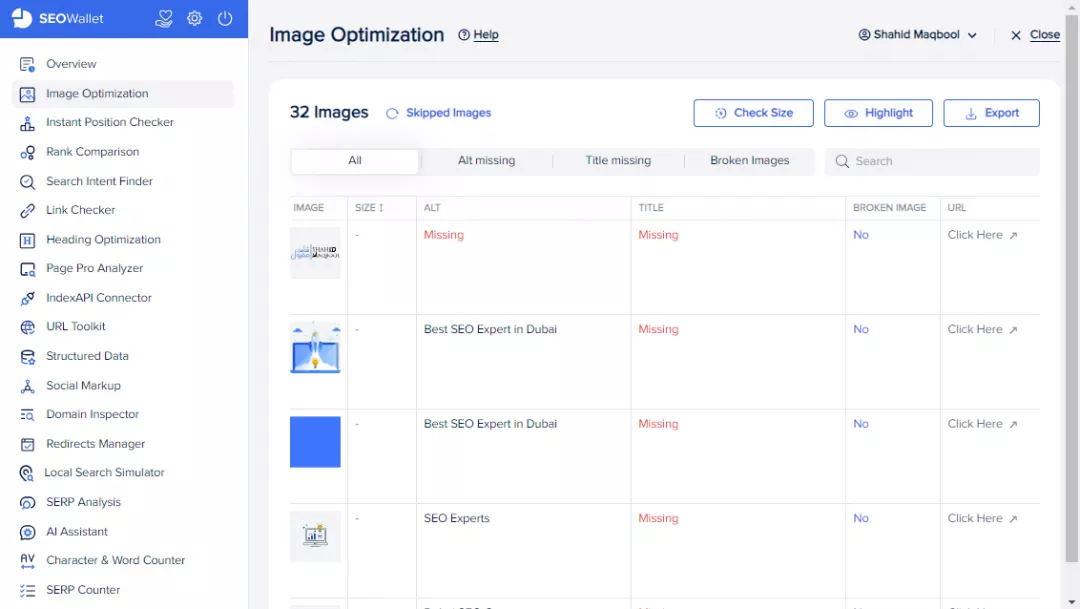 Image Optimization - SEOWallet