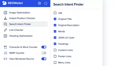 Search intent finder by SEOdebate
