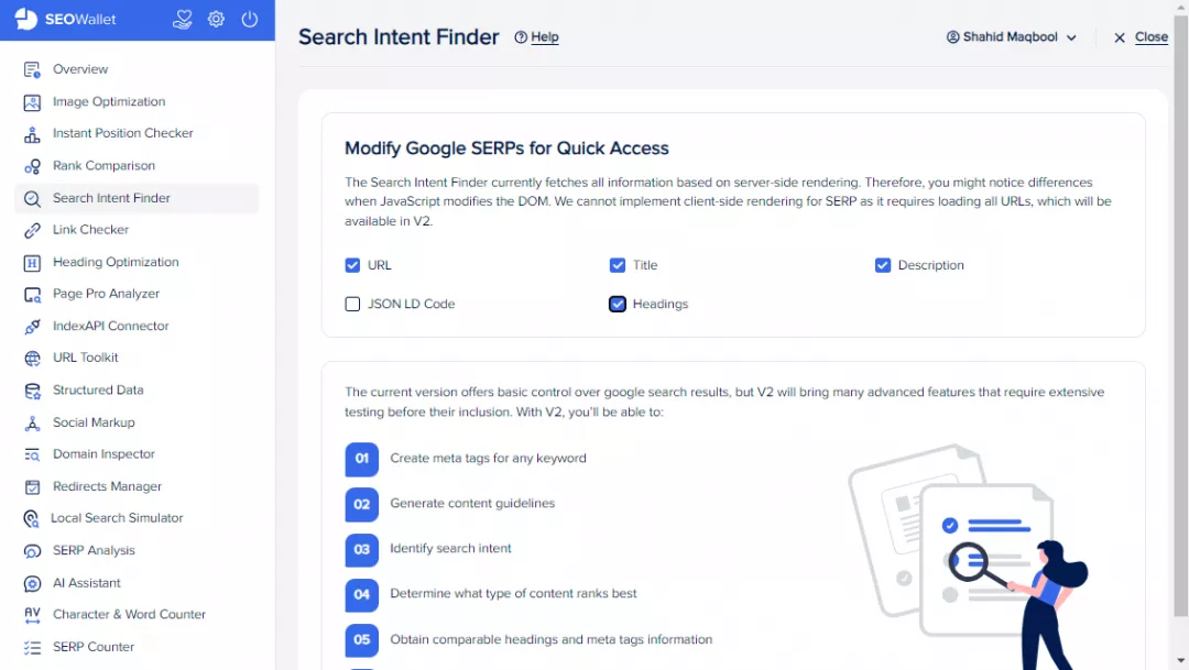 Search Intent Finder - SEOWallet